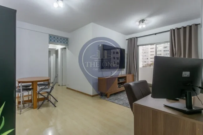 Imagem Oportunidade única: Apartamento à venda em Moema, São Paulo-SP, com 2 quartos, 2 salas, 2 banheiros, 2 vagas de garagem.