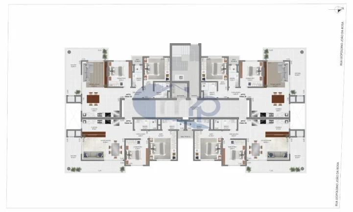 Imagem Apartamento a venda com 2 dormitorios na Praia da Cal em Torres/RS