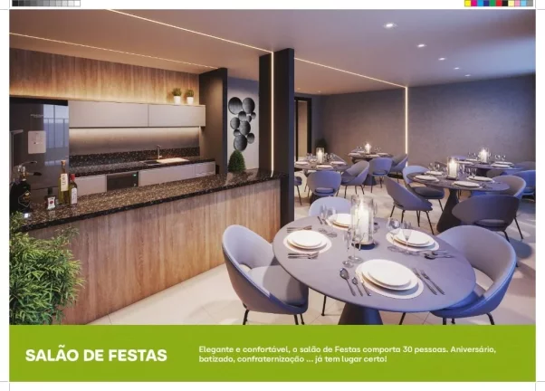 Imagem Apartamento com 3 dormitórios à venda, 66 m² por R$ 535.002 - Intermares - Cabedelo/PB