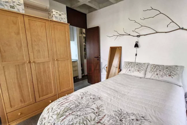 Imagem Tico Manguatá: Apartamento de 1 Quarto em Rua Silenciosa do Brooklin