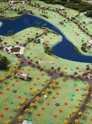 Imagem Terreno de 417m² de área no Estância dos Montes Home Resort em Santa Maria/RS