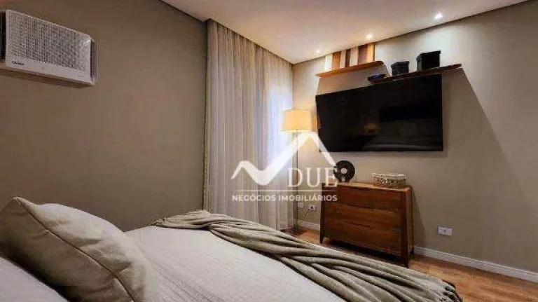 Imagem Apartamento Porteira Fechada com 3 dormitórios à venda, 110 m² por R$ 1.190.000 - Gonzaga - Santos/SP