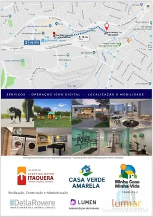 Imagem Seu Novo Lar na Vila Corberi: Apartamento 1 Dorm com Lazer Completo e Próximo ao Metrô Itaquera!