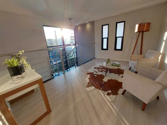Imagem Casa Sobrado semimobiliada com 3 dormitórios sendo 1 suíte e 2 vagas, Pirabeiraba, Joinville/SC