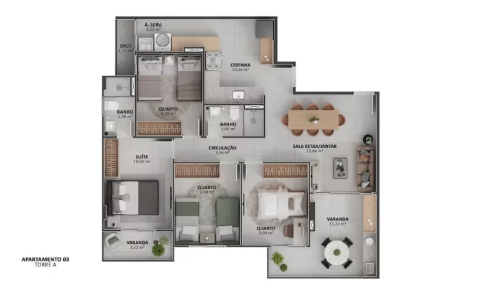 Imagem APARTAMENTO RESIDENCIAL em Vila Velha - ES, Praia da Costa