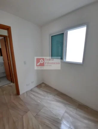 Imagem Cobertura para Locação em Santo André, Vila Tibiriçá, 2 dormitórios, 1 banheiro, 1 vaga