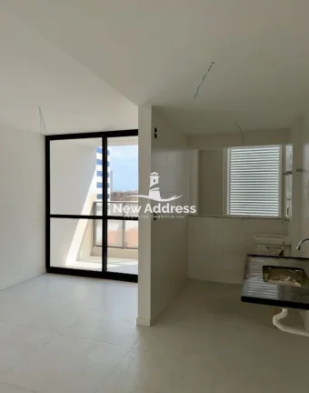 Imagem Suíte com vista para o mar na quadra da praia de Itaparica, em prédio novo com lazer completo. Descubra esse excelente apartamento!