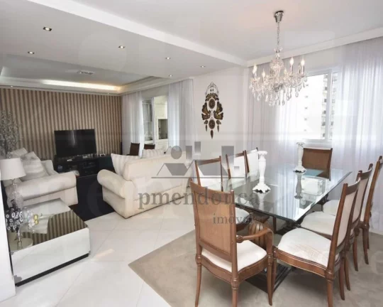 Imagem Amplo apartamento duplex, bem distribuído, com living para 02 ambientes, terraço gourmet 04 dormit...