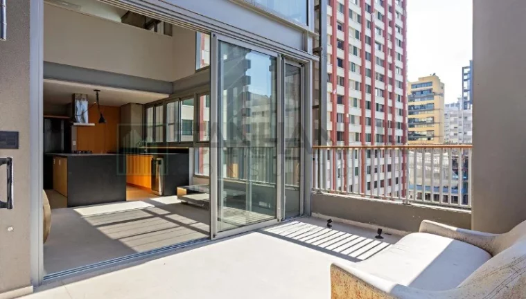Imagem Imóvel de alto padrão: Apartamento à venda ou locação em São Paulo-SP, Cerqueira César - 1 quarto, 1 suíte, 2 salas, 2 banheiros, 1 vaga, 105m².