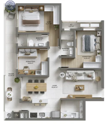 Imagem Apartamento 2 dormitórios!