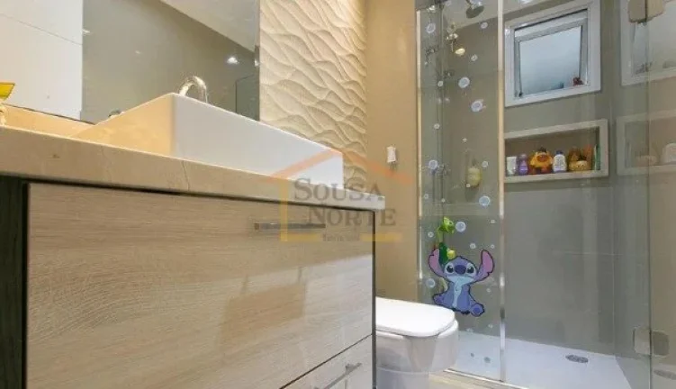 Imagem Apartamento com 82 m², no 14º andar, semi mobiliado, com ar-condicionado. Possui sala com som embu...