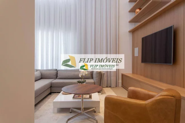 Imagem Cobertura mobilhada p venda 144 m² pé direito duplo com 3 quartos no miolo do Cambuí - Campinas - SP