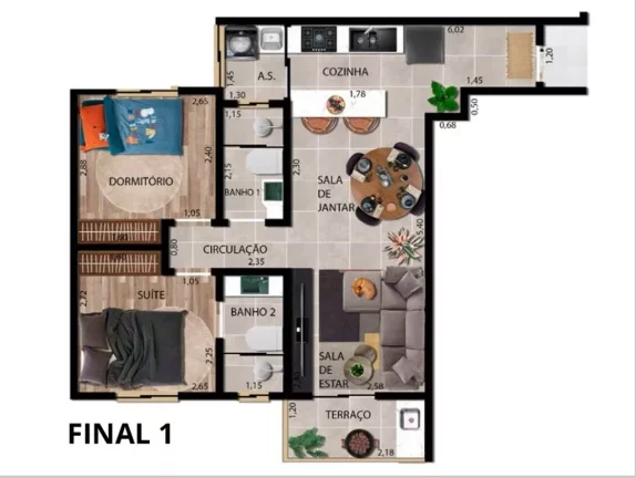 Imagem Apartamento à venda com 2 dormitórios em Vila Claudio Santo André-SP