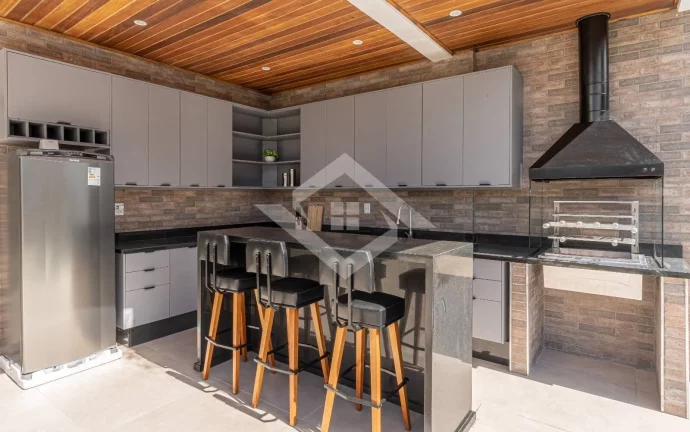 Imagem Casa 4 Quartos, 3 Suítes em Condomínio Fechado | Vargem Pequena | 202m²