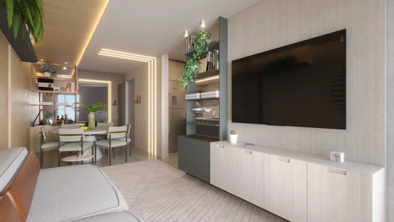Imagem Apartamento com 2 dormitórios sendo 1 suíte e 1 vaga de garagem Bairro Fazenda, Itajaí/SC