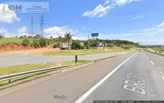 Área Comercial com 131.000 m² em Pouso Alegre à 500 m da Rod. Fernão Dias