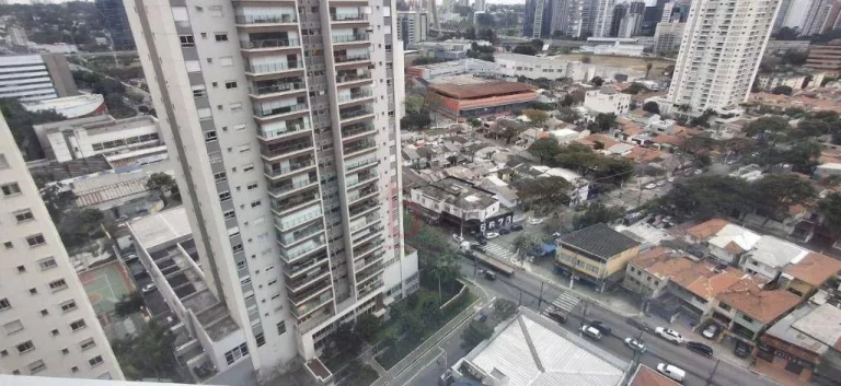 Imagem Apartamento com 1 dormitório para alugar, 48 m² por R$ 5.065,40/mês - Brooklin - São Paulo/SP