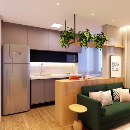 Imagem Apartamento de 2 quartos no Centro de Suzano-SP - Condomínio Uptown Suzano - 44m² - 1 suíte - 2 banheiros - 1 vaga de garagem!