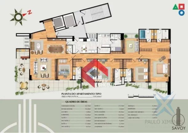 Imagem Apartamento à venda, 330 m² por R$ 2.880.000,00 - Meireles - Fortaleza/CE