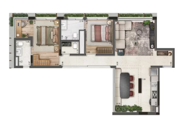 Imagem Apartamento em Itaim Bibi - São Paulo SP