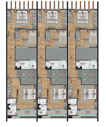 Imagem GEMINADO COM 105M² NO COSTA E SILVA