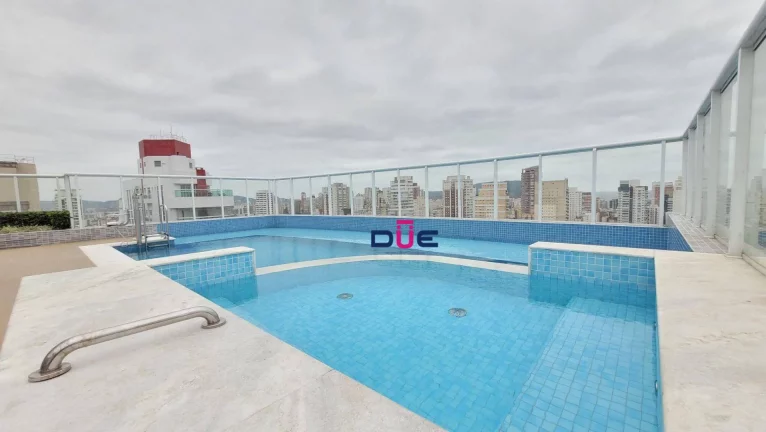 Imagem Apartamento com 2 dormitórios para alugar, 64 m² por R$ 6.700,00/mês - Boqueirão - Santos/SP