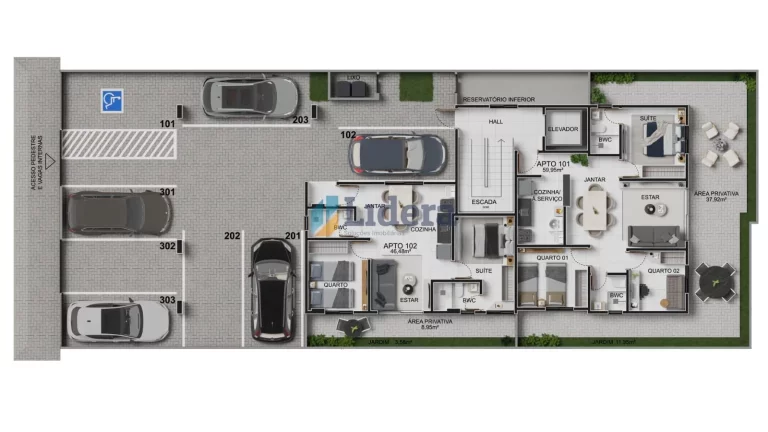 Imagem Apto á venda - 3 Quartos - 1 suítes - 58,95m² - Bessa, João Pessoa/PB