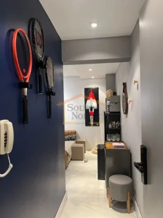 Imagem Apartamento mobiliado à venda com 55 m², oferece uma planta bem distribuída em dois pavimentos.
N...