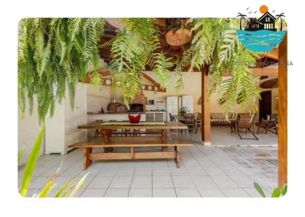 Imagem Casas para Aluguel de Temporada em Juquehy, 100 metros da praia, piscina, churrasqueira, 4 suíes, Max 12 pessoas | Juquehy Imobiliária