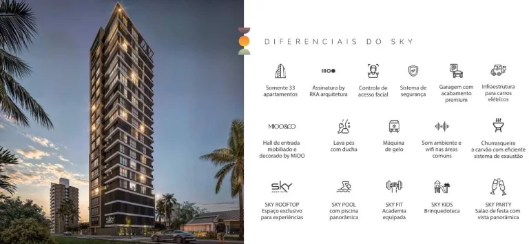 Imagem Apartamentos à venda SKY Rooftop !