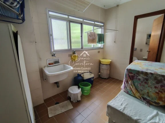 Imagem Apartamento com vista para o mar e lazer, 3 quartos com suíte e 2 vagas na Pitangueiras, Guarujá-SP - 165m² de área.