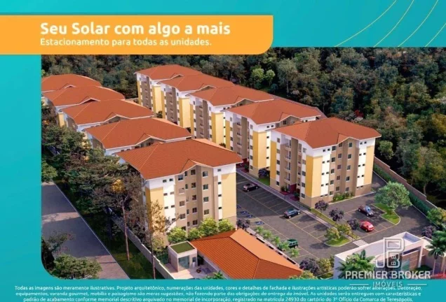Imagem Apartamento à venda, 54 m² por R$ 283.000,00 - Cascata do Imbuí - Teresópolis/RJ