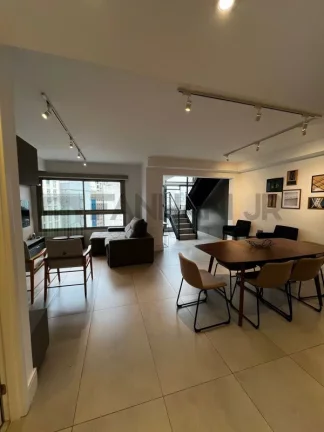 Imagem Apartamento mobilaido no Jardim Paulista: 2 quartos, 2 suítes, 2 salas, 3 banheiros, 2 vagas, 88m² - São Paulo-SP