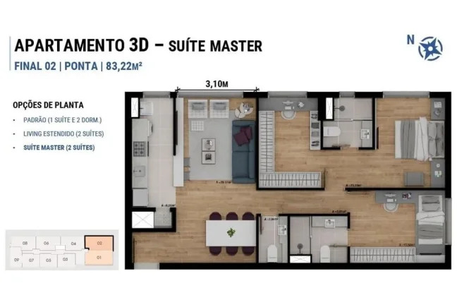 Imagem PDAC 392 Apto 119