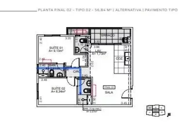 Imagem Apartamento à venda em Osasco, Vila Yara, com 2 quartos, 56m2