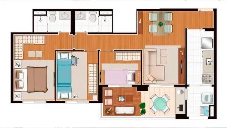 Imagem Apartamento Tatuapé 3 Dom 1 Suíte 1 Vaga - R$ 785.000,00 - Prox. Shopping Boulevard Tatuapé