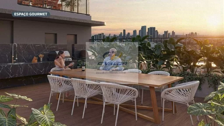 Imagem Vendo Flats de 23 a 68 m², Sala ampla para 03 ambientes, 01 Vaga de Garagem