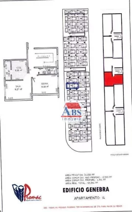 Imagem Apartamento com 1 dormitório à venda, 34 m² por R$ 187.000,00 - Vila Paulista - Cubatão/SP