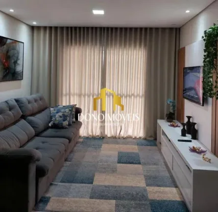 Imagem Apto 94m vista livre andar alto Cond Trilogy Centro SBC
