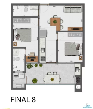 Imagem Apartamentos Perequê Park /Perequê Açú -Ubatuba