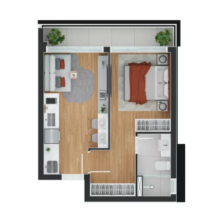 Imagem Aretha - Apartamento à venda no bairro Rebouças - Curitiba/PR