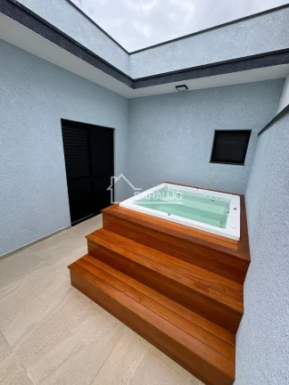 Imagem Casa em Condomínio à venda em Villagio Wanel com 130m² 3 quartos, 4 vagas