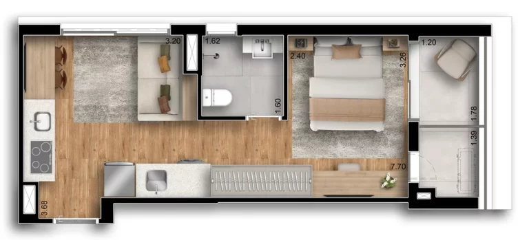 Imagem APARTAMENTO RESIDENCIAL em São Paulo - SP, Chácara Santo Antônio (Zona Sul)