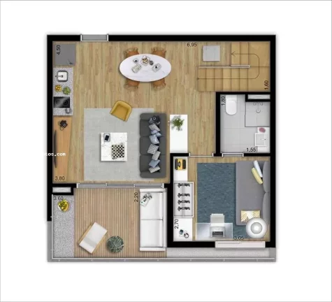 Imagem Apartamento para Locação em São Paulo, Vila Madalena, 1 dormitório, 1 suíte, 2 banheiros, 1 vaga