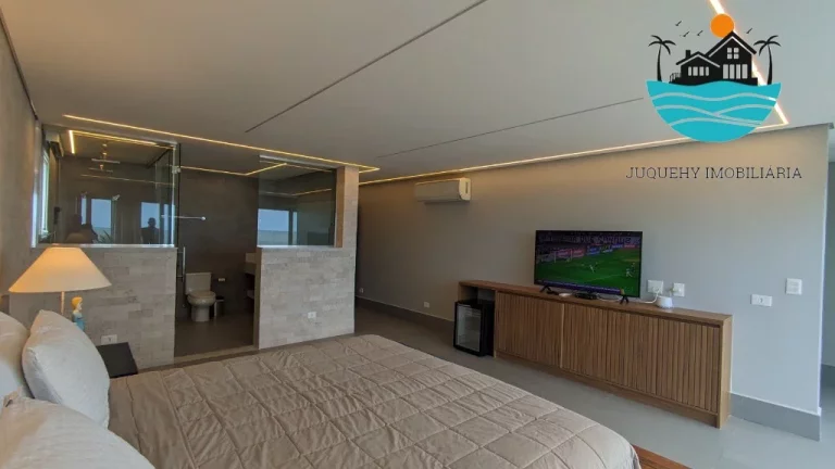 Imagem Casa Pé na Areia em Juquehy, Canto Direito - Aluguel de Temporada, piscina, sauna, 6 suítes, acomoda 16 pessoas | Juquehy Imobiliária