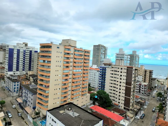 Imagem Apartamento com 2 Dormitórios e Vista Mar na Aviação em Praia Grande
