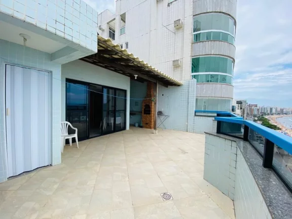 Imagem Cobertura Linear, 04 Quartos, 02 Suites, Frente para o Mar, 03 Vagas de Garagem, Praia do Morro, Guarapari - ES