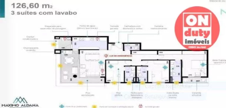 Imagem Apartamento à venda, 126 m² por R$ 1.463.000,00 - Ponta da Praia - Santos/SP