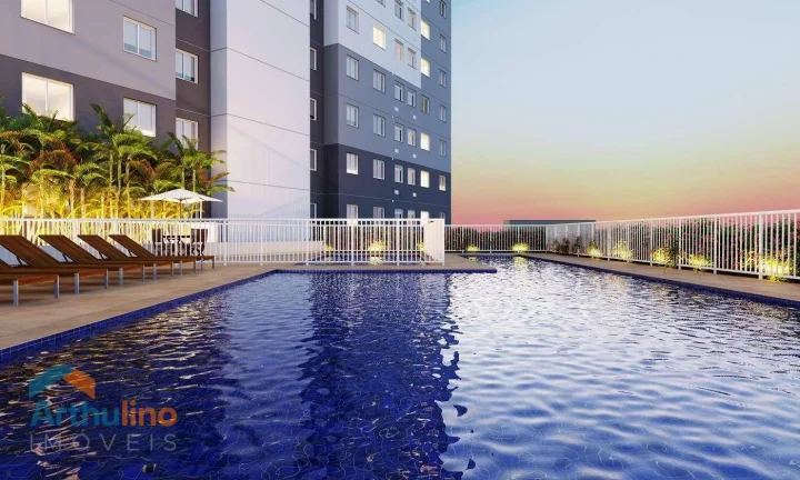 Imagem Apartamento 40 m², com 2 dormitórios, 1 vaga à venda, a partir de R$ 241.636 - Carapicuíba - Carapicuíba/SP