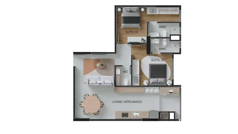 Imagem Toronto - Apartamento à venda no bairro Perequê - Porto Belo/SC
